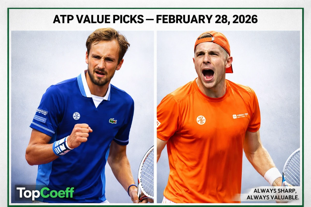 ββπ₯ ATP Value Picks β February 28, 2026 πΎπ°