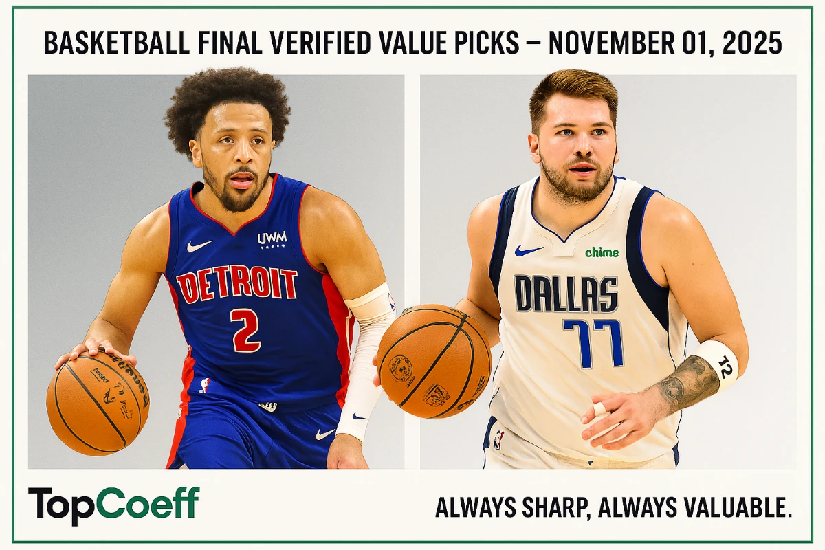 🏀 Basketball Final Verified Value Picks — November 01, 2025 💰