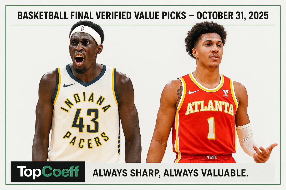 🏀 Basketball Final Verified Value Picks — October 31, 2025 💰