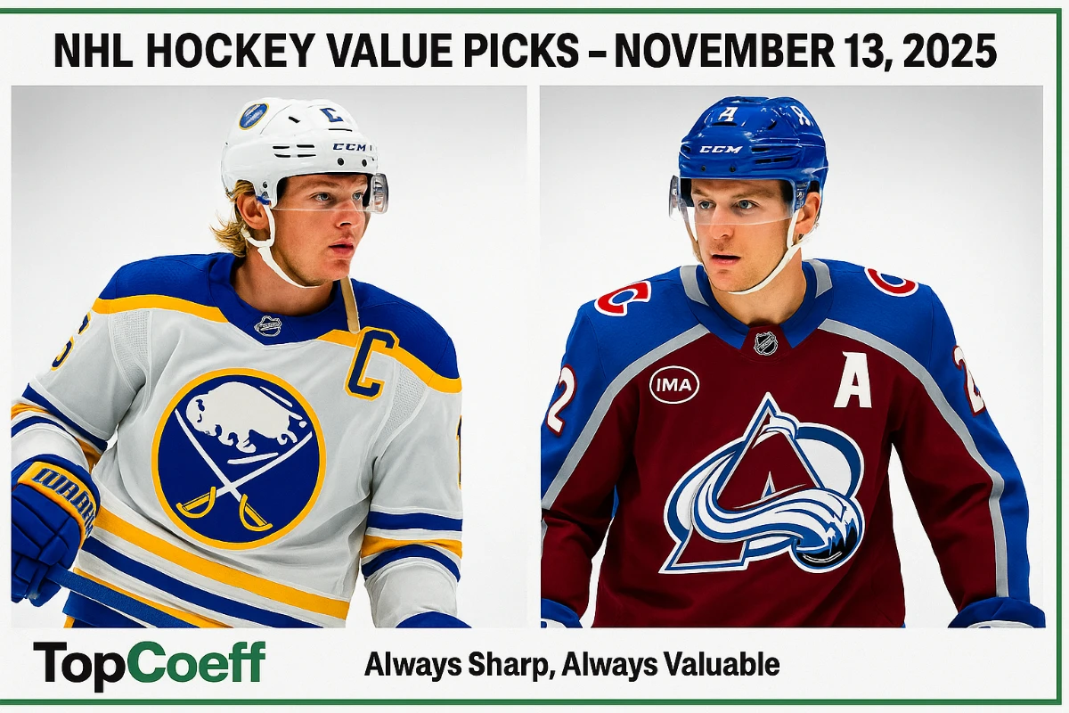 🏒 Hockey Final Verified Value Picks — November 13, 2025 💰