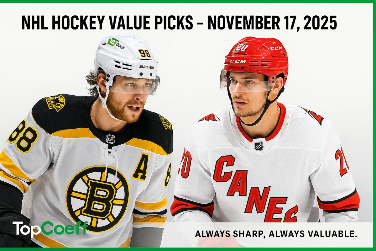 🏒 Hockey Final Verified Value Picks — November 17, 2025 💰